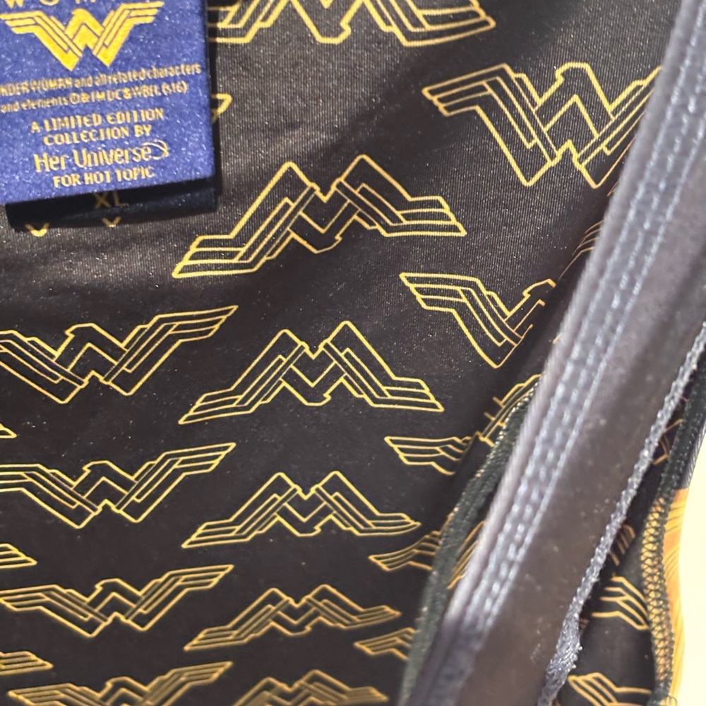 Her Universe Red and Gold Wonder Woman-Inspired Midi Dress - Picture 7 of 10
